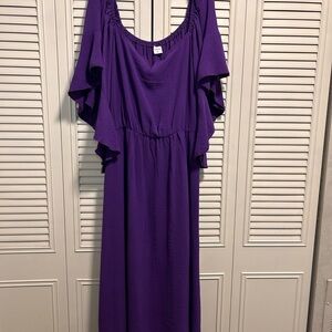 Chic Purple Maxi Dress for Women (never worn)
